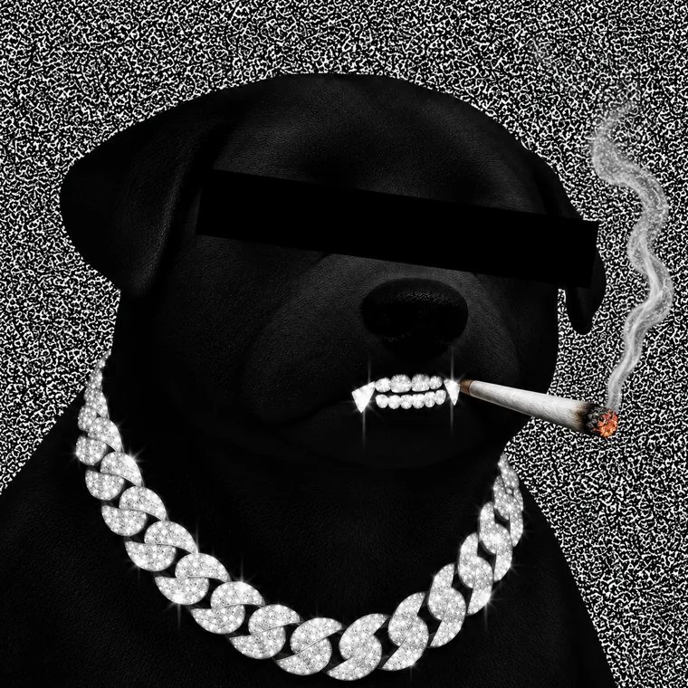 Camera six: a subject smoking, eyes covered.